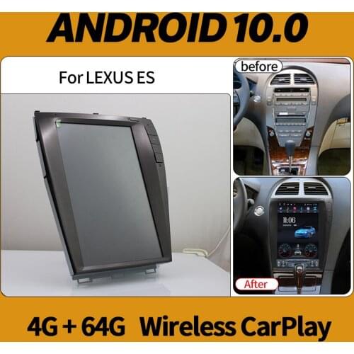 Used For Lexus ES240 / 350 Car Multimedia Player 2006-2012 IS200 / 250 / 300GPS Vertical Screen Navigation Radio 4G LTE NETWORK