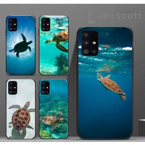 Sea turtle Phone Case For Samsung A32 A51 A52 A71 A50 A12 A21S S10 S20 S21 Plus Fe Ultra