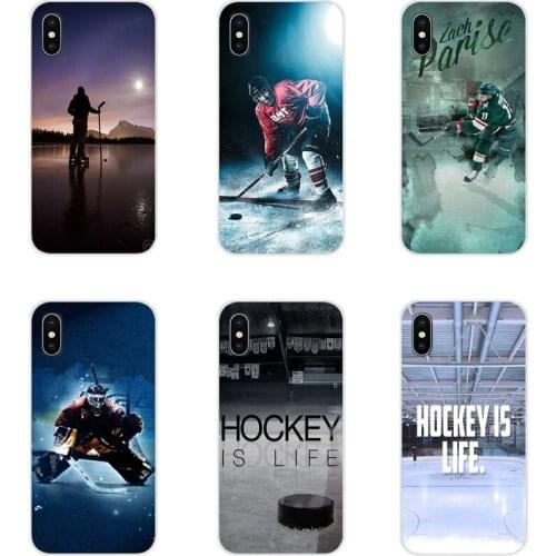 For Xiaomi Redmi Note 3 4 5 6 7 8 Pro Mi Max Mix 2 3 2S Pocophone F1 Accessories Phone Shell Covers Love Sport Ice Hockey Team