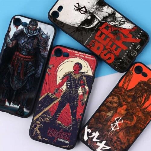 YNDFCNB Berserk Guts Anime Phone Case for iPhone 11 12 pro XS MAX 8 7 6 6S Plus X 5S SE 2020 XR cover