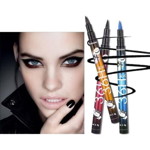 Colorful Neon Eye Liner New Waterproof Eye Liner Pencil Long Lasting Sweatproof Eyeliner Beauty Makeup Cosmetics Pen TSLM2