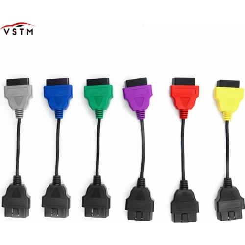 OBD2 Diagnostic cable for FiatECUScan and multiecuscan Auto Connector Adapter Bundle Cable for fi-at for LAN-CIA