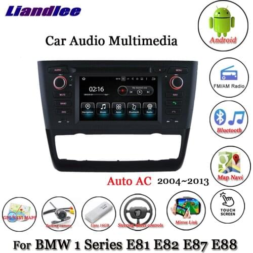 For BMW 1 Series E81/E82/E87/E88 2004-2013 Android 10.0 Player Multimedia System Carplay Androidauto GPS Navigation HD Screen