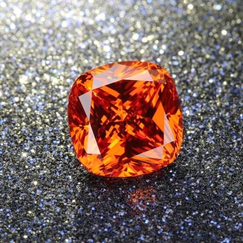 Cushion shape excellent cut for the cubic zirconia stone CZ stone