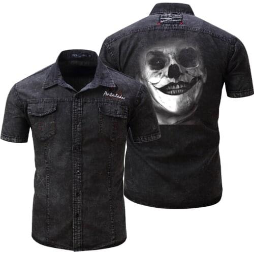 Personalized mens denim jacket slim T-shirt customized logo vintage coat + size casual coat unique style clothing dropship