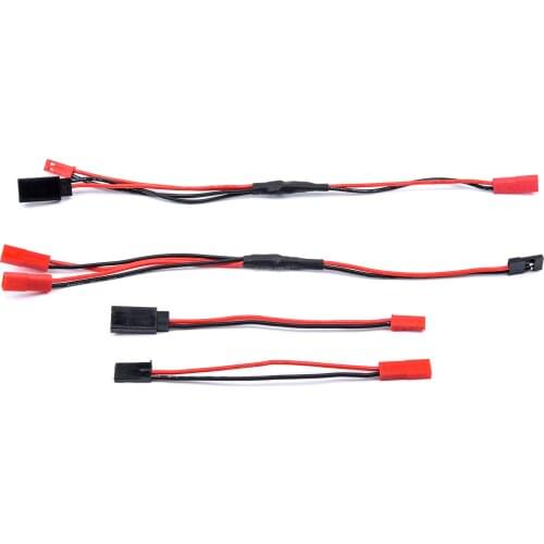 JST Male / Female to JR Male / Female Servo Wire Y Splitter Harness Parallel Adapter for RC Car Airplane
