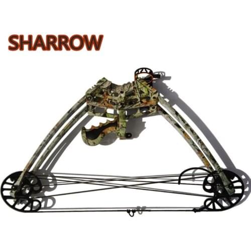 1Pc 40-50lbs Archery Triangle Compound Bow Right Hand 270FPS Hunting Steel Ball Bow For Outdoor Shoot Competition Accessories
