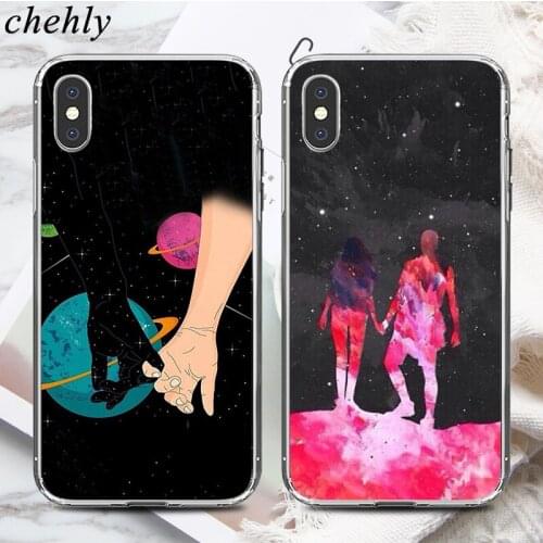 Fashion Phone Case for iPhone 6s 7 8 11 Plus Pro X XS MAX XR Starry Sky Cases Soft Silicone Fitted TPU Back Accessories Covers