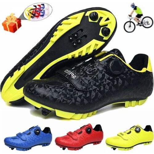 Racing Bicycle Shoes Self-locking MTB Speed Mountain Bike Riding Shoes Man Professional Triathlon Cycling Sneakers Women Nonslip