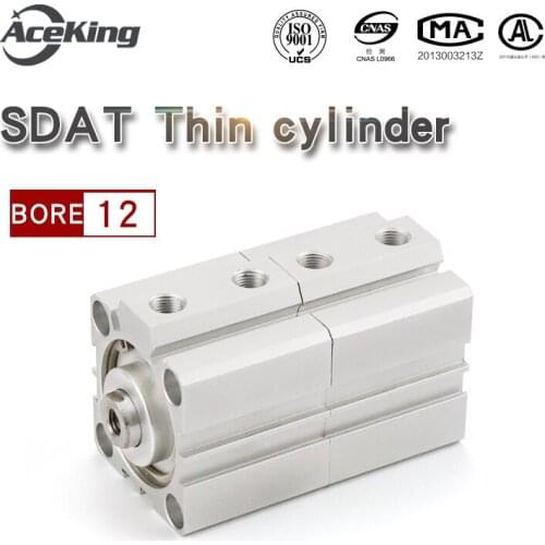 SDAT Multi position thin cylinder double force cylinder SDAT12X5X10X15X20X25X30SB SDAT12X5 SDAT12X10 SDAT12X15 SDAT12X20