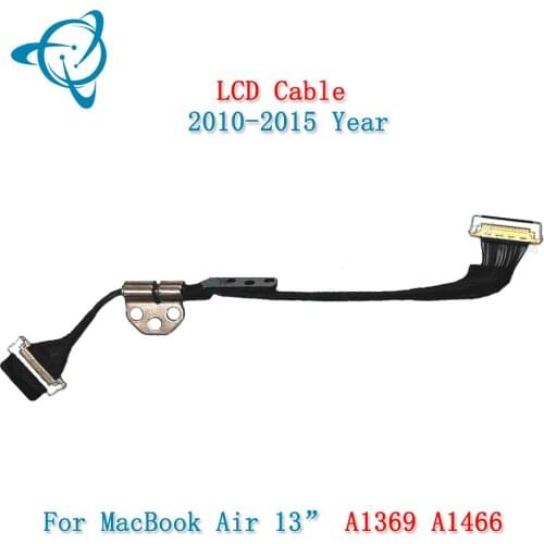 Shenyan New for Macbook Air 13.3" A1369 A1466 LCD LED LVDs Display Screen Flex Cable w/ Left Hinge 2010 2011 2012 2013 2014 2015