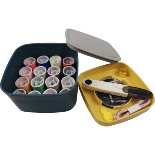 Sewing Machine Thread Kit For Hand Sewing, Sewing Machine With Plastic Storage Box