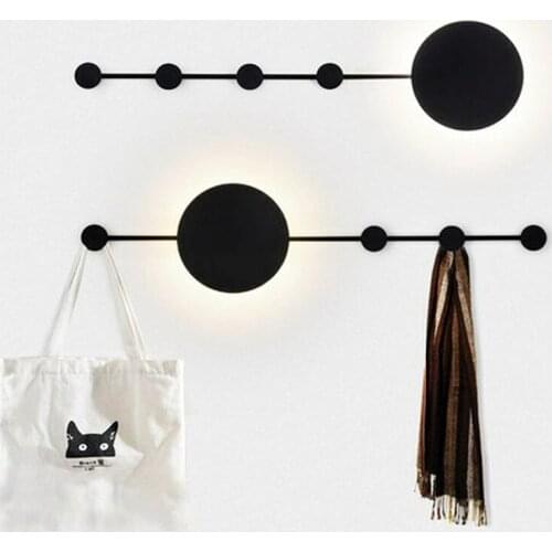 Nordic simple home entrance wall lamp creative living room bedroom bedside hall cloakroom stairs coat hanging lamp wall lamp