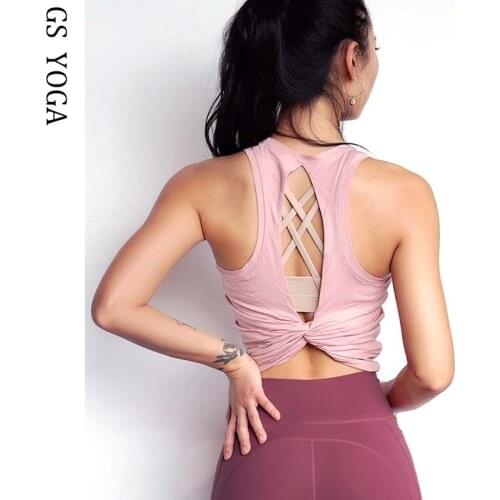Women Breathable Quick-Drying Sports Vest Professional Fitness Sleeveless sexy Tank Top Yoga Shirt Gym workout