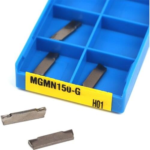 KORLOY MGMN150 MGMN200 MGMN300 MGMN400 H01 Carbide Grooving Insert Lathe Slotted Blade For Aluminium Cutting Turning Tool Blade