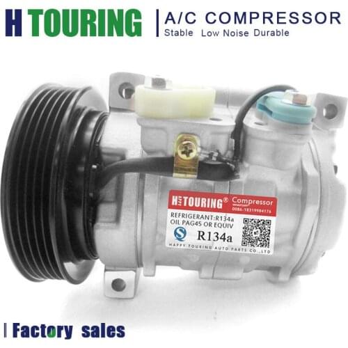 10S11C AC Compressor For Chevrolet Tracker Suzuki Vitara Esteem 1999- 12496467 30026931 9250076D00 92500-76D00 471-1295 15-20359