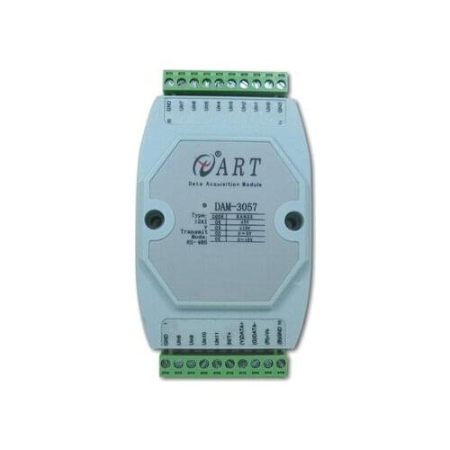 12-channel analog Voltage input 10HZ RS-485 Remote Data Acquisition Din Rail Adam Module