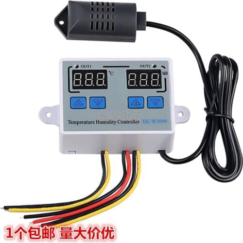 12V/24V/110V-220V Xk-w1099 Intelligent Digital Temperature and Humidity Controller