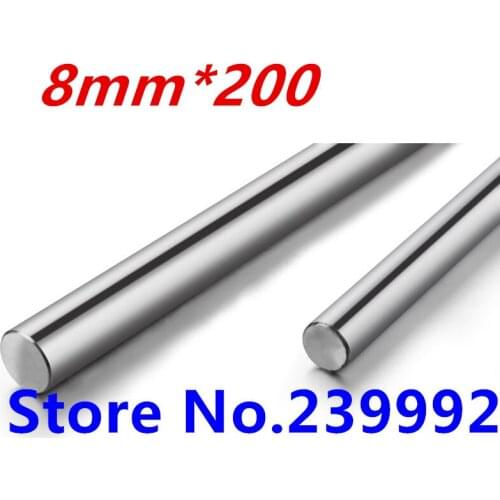 2pcs 8mm linear shaft 200mm 8mm L 200mm linear rail linear rod 8mm cnc parts