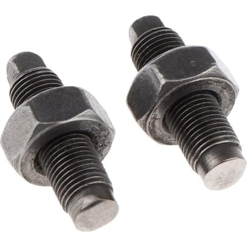 2pcs Durable Rocker Arm Adjustable Screws for 50-125cc ATV, 0.7 inch Long, Alloy