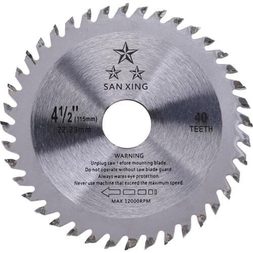 40T Circular Saw Blade Woodworking Cutting Disc Carbide Tipped Wood Saw Blade Multi-function Carpentry Accessories