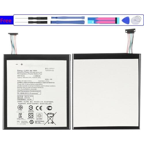 Battery C11P1517 4680mAh For ASUS ZENPAD 10 ZENPAD10 Z300M Z300CNL Z300 6B P00C Bateria