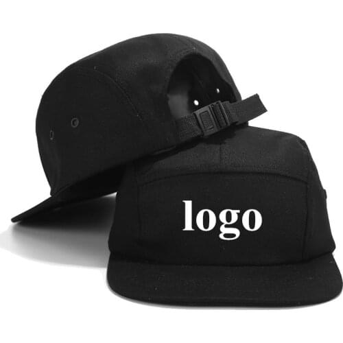 Custom Logo 5 Panel Camp Cap Snapback Hats for Men Paisle Dance Hip Hop Caps Snapback Hat Baseball Bone Truck Cap