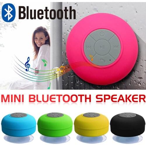 Mini Bluetooth Speaker Portable Outdoor Loudspeaker Waterproof Wireless Handsfree Speakers, For Showers Bathroom Pool Car Beach