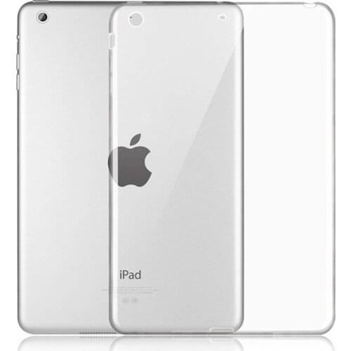 Tablet Case For iPad Mini 1 2 3 TPU Drop Resistance Back Cover For iPad Mini 2 Clear Back Slim Silicon Cases A1490 A1600 A1432