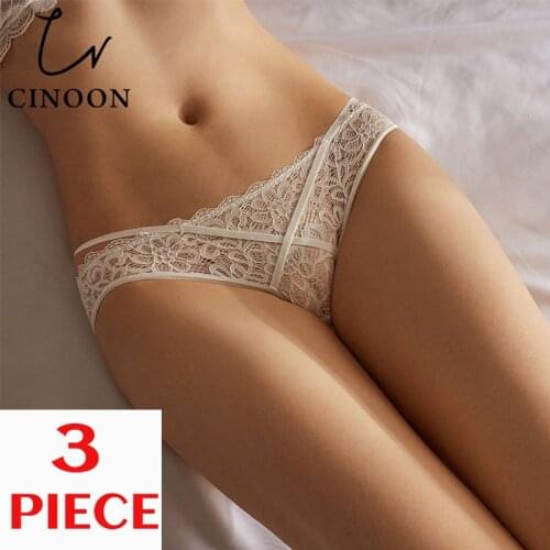 CINOON Intimates Sexy Panties WomenS Lingerie Hollow Out Seamles Female Underwear Thongs String Plus Size Women Free Shiping