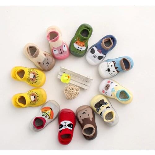 2020 baby toddler shoes non-slip animal shoes sock floor shoes Anti-off Foot Socks 11kinds Z24 KeDing