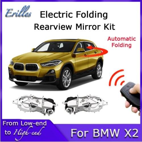 For BMW X2 2018~2021 Auto Intelligent Automatic Car Electric Rearview Side Mirror Folding System Kit Modules