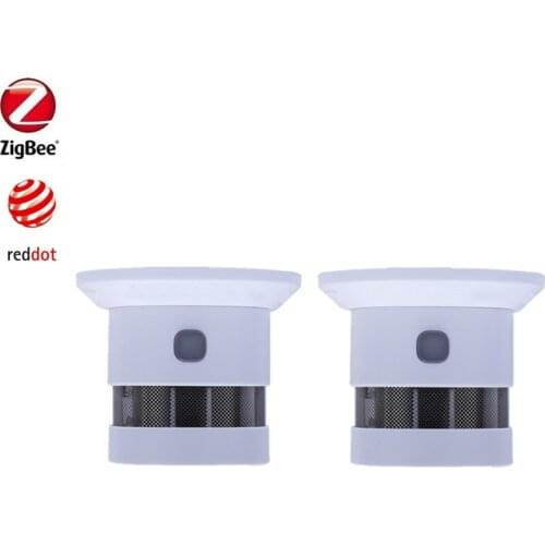 10pcs Zigbee Smoke Detector Smart Anti-Fire Alarm Smoke Sensor With CE EN14604 Rosh Approved