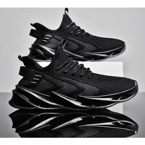 Fashion Mens Shoes Breathable Mesh Running Shoes Outdoor Fitness Training Sports Shoes Non-slip Wear-resistant Sneakers Women