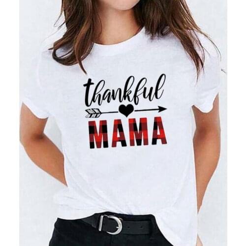 Fashion Mothers Day Short Sleeve Women T-Shirt Casual Mama Tee Shirt Femme Summer T Shirt Women Tops Casual Camiseta Mujer