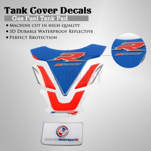 Motorcycle 3D Fuel Oil Tank Pad Decal Emblem Protector Cover Gas Cap Sticker For BMW S1000R S1000RR XR