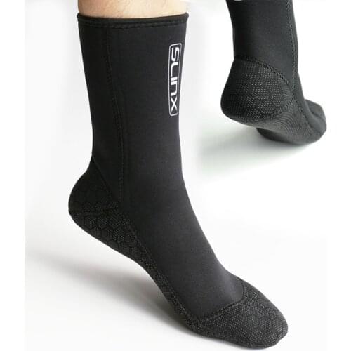 1 pair 3mm Swimming Boot Socks Scuba Wetsuit Neoprene Diving Socks Prevent Scratches Warming Snorkeling Socks