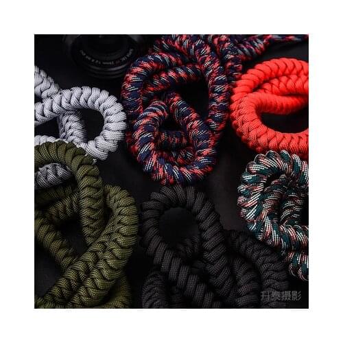 Hand-woven PU Nylon rope Camera Shoulder Neck Strap Belt Mirrorless for Digital Leica Canon Fuji Nikon Olympus Pentax Sony DSLR