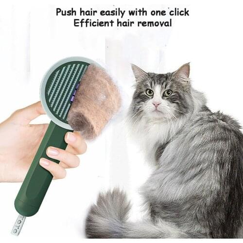Pet Comb Dog Hair Removal Brush Cats UV Lamp Sterilization and Mite Removal Comb for Dogs Grooming Tool Hair Brush Trimmer