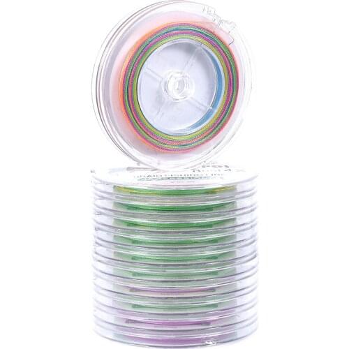 100M ulticolor Braided Fishing Line Sea Saltwater Carp Fishing Weave Extreme 100% PE