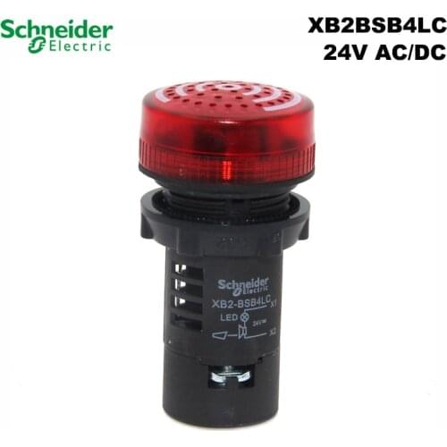 Schneider Electric XB2BSB4LC 24VAC/DC buzzer with light XB2-BSM4LC 220VAC 50 / 60HZ intermittent sound opening size 22mm