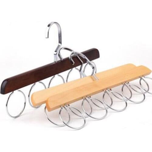 2pcs/lot 38cm Solid Wooden Hanger/Multifunctional Hanging Frame Receiving Rack