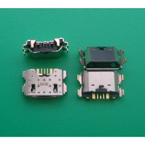 100pcs/lot Charging Port Mini Micro USB Connector USB Charger Dock For Redmi 6A 6 Pro 6Pro repair parts replacement