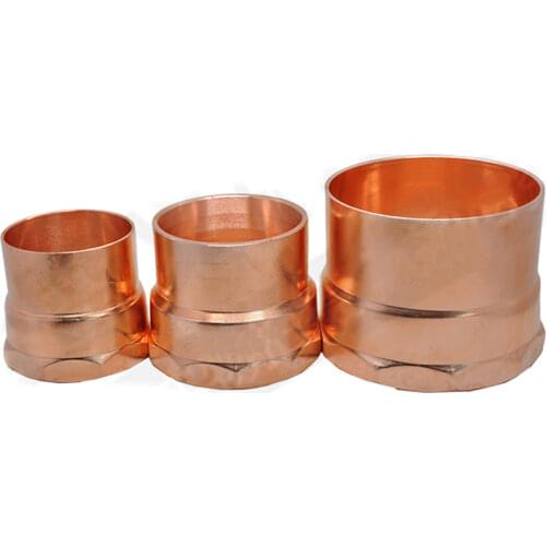 1/4" 1/2" 3/4" 1" NPT Female x 5/8" 7/8" 9/8" I.D Solder Socket Copper End Feed Connector Coupler Plumbing Fitting
