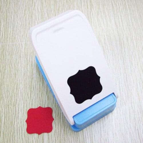 1.5 inch big photo frame design large scaled hole punch tag shaped hand puncher DIY paper cutter eva foam embossing craft gifts