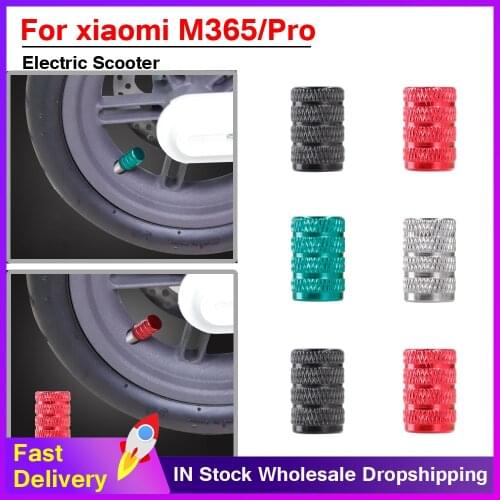2PC Universal Dustproof Aluminium Alloy Bicycle Cap Wheel Tire Covered Car Truck Tube Tyre for xiaomi M365 M365 Pro Accessories
