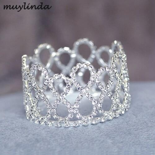 6.5 cm Newborn Toddler Crown Flower Girl Crown Headband Wedding Princess Baby Photo Prop Tiara Accessories