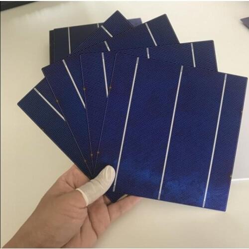 ALLMEJORES 40pcs solar cell 156mm Polycrystalline PV cell 0.5V 4.46W/pcs A grade quality for diy soalr module .peniel solar