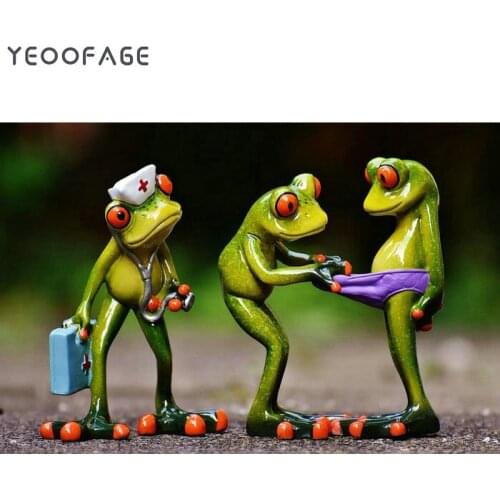 DIY 5D Diamond Painting Cross Stitch Pattern Full Diamond Embroidery Mosaic The frog doctor rhinestones Painting Home Decor