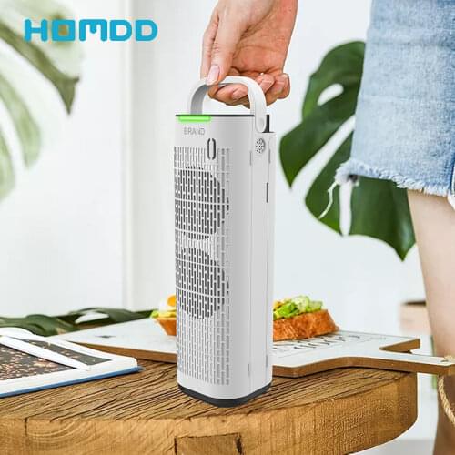 Mute Desktop Air Purifier Negative Ion Air Cleaner Deodorization Sterilization Portable Small USB Purifier Car Accessories